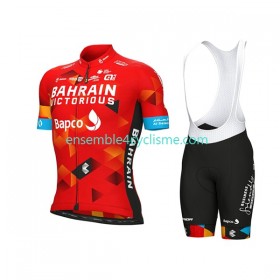 Tenue Maillot + Cuissard à Bretelles 2022 Team Bahrain Victorious N001